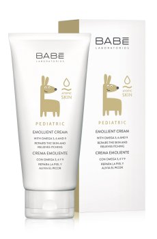Детский крем-эмолент BABE Laboratorios Emollient Cream для сухой и атопичной кожи, 200 мл
