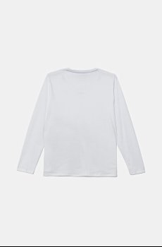 Хлопковый детский лонгслив Guess