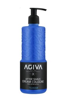 Мужской крем после бритья Agiva After Shave Cream Cologne, Tsunami, 400 мл