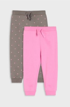 Набір бавовняних спортивних штанів 2 pack - рожевий