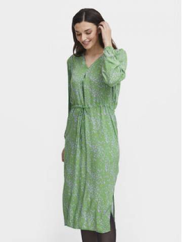 Fransa Сукня-сорочка 20613273 Зелений Regular Fit Fransa Сукня-сорочка 20613273 Зелений Regular Fit
