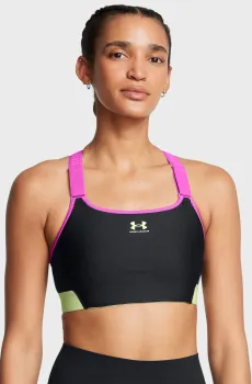 Женский черный топ UA HG Armour High Pocket Черный XS Under Armour 1383541-003