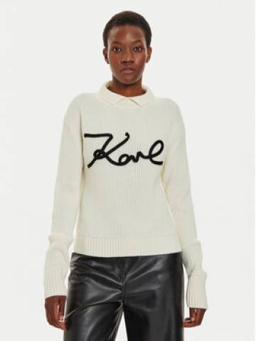 KARL LAGERFELD Светр 246W2000 Écru Regular Fit KARL LAGERFELD Светр 246W2000 Écru Regular Fit