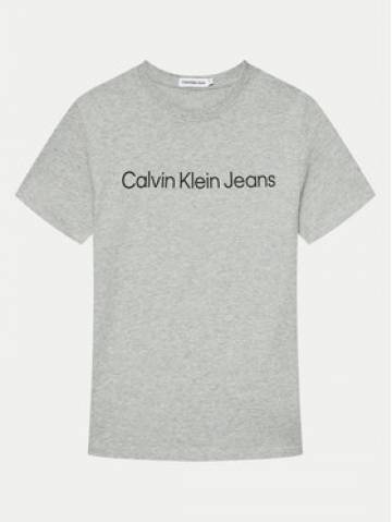 Calvin Klein Jeans Футболка IU0IU00599 D Сірий Regular Fit Calvin Klein Jeans Футболка IU0IU00599 D Сірий Regular Fit