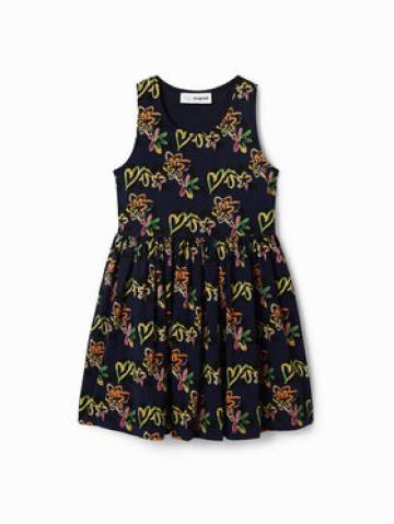 Desigual Повсякденна сукня 23SGVK11 Cиній Regular Fit Desigual Повсякденна сукня 23SGVK11 Cиній Regular Fit