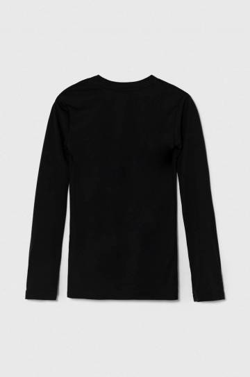 Детский лонгслив adidas Performance TEAM BASE TEE цвет чёрный с принтом GN5710 Детский лонгслив adidas Performance TEAM BASE TEE цвет чёрный с принтом GN5710