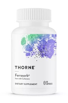 Строительная формула крови Thorne Research Ferrasorb, 60 капсул
