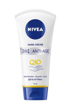Крем для рук NIVEA 3 in 1 Anti-Aging Q10, 75 мл