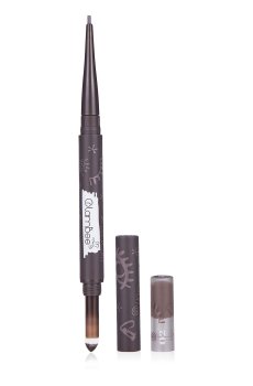 Карандаш и гель для бровей GlamBee Brow Pencil & Gel 02, 0.6 г