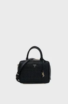 Женская черная сумка KORA BOX SATCHEL Черный ONESIZE Guess HWWG9748050