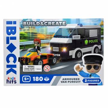 Конструктор IBLOCK Build & create Armoured van pursuit 180 деталей (KH41/003/3) Конструктор IBLOCK Build & create Armoured van pursuit 180 деталей (KH41/003/3)