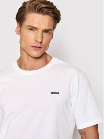 Hugo Футболка Dero222 50466158 Білий Regular Fit Hugo Футболка Dero222 50466158 Білий Regular Fit