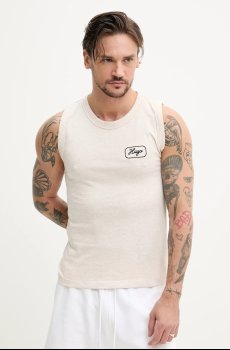 Хлопковая футболка Hugo Blue