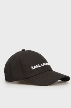 Женская черная кепка ESSENTIAL Черный ONESIZE Karl Lagerfeld A1W33071