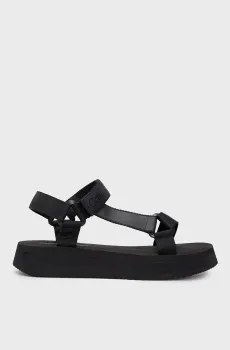 Женские черные сандалии SANDAL VELCRO WEBBING DC Черный 37 Calvin Klein YW0YW01353