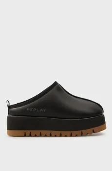 Женские черные клоги Черный 37 Replay GWF2H .000.C0024S