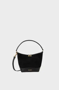 Женская черная замшевая сумка MINI TANGOSO Черный ONESIZE Sandro SFASA01564_Black