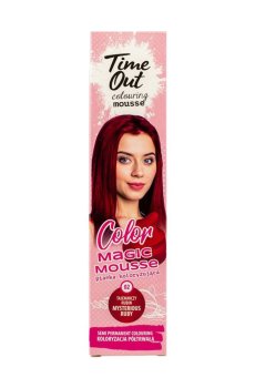 Оттеночный мусс для волос Time Out Color Magic Mousse 02 Mysterious Ruby, 75 мл