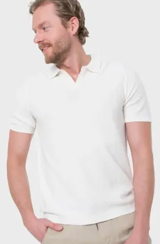 Мужское белое поло Белый L Pierre Cardin PC.-C5 51304.5093
