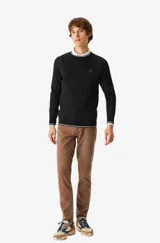 Мужской черный свитер Черный S Lacoste AH231313S