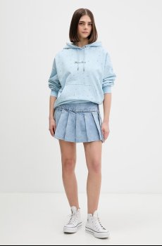 Guess Jeans кофта с капюшоном женская хлопковая