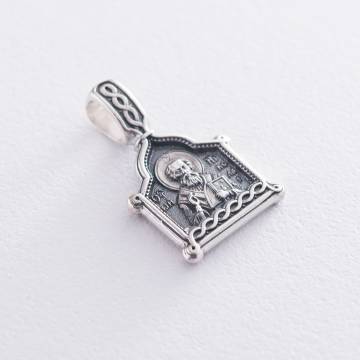 Серебряная ладанка "Николай Чудотворец" 132995 Серебряная ладанка "Николай Чудотворец" 132995