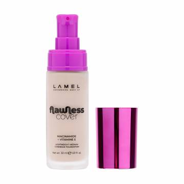 Тональная основа для лица LAMEL Make Up Flawless Cover Lightweight Medium Coverage Foundation 01, 30 мл Тональная основа для лица LAMEL Make Up Flawless Cover Lightweight Medium Coverage Foundation 01, 30 мл
