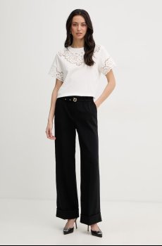 Хлопковая футболка Twinset