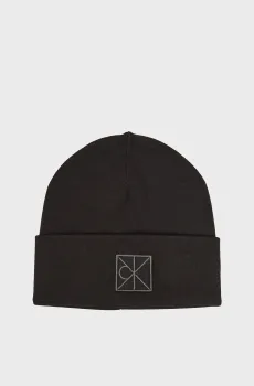 Мужской набор аксессуаров (шапка, шарф) EMBLEM Черный ONESIZE Calvin Klein LV04D0007G