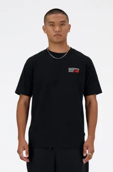 Мужская черная футболка Athletics Premium Logo Черный XL New Balance MT41908BK