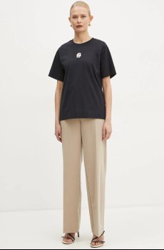 Хлопковая футболка BOSS