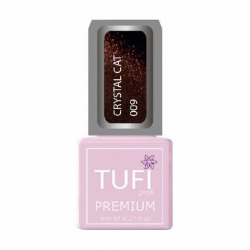 Гель-лак для ногтей Tufi Profi Premium Crystal Cat, 009 Рубин, 8 мл Гель-лак для ногтей Tufi Profi Premium Crystal Cat, 009 Рубин, 8 мл
