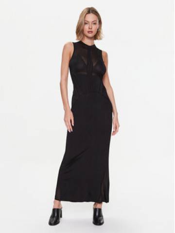 Calvin Klein Коктейльна сукня K20K205615 Чорний Slim Fit Calvin Klein Коктейльна сукня K20K205615 Чорний Slim Fit