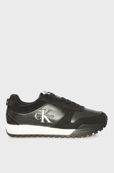 Женские черные кожаные кроссовки TOOTHY RUNNER Черный 37 Calvin Klein YW0YW02052