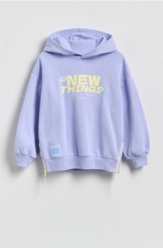 Reserved - Бавовняне худі - світло-блакитний - 942HV-50X