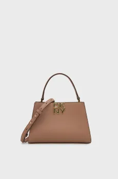 Женская коричневая кожаная сумка FOSTER Коричневый ONESIZE DKNY R52D1L93