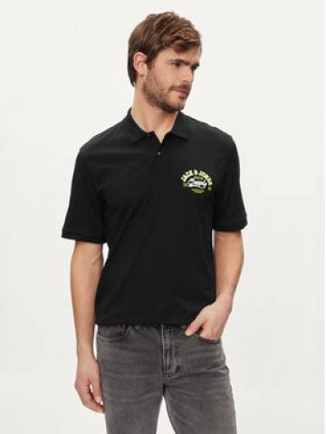 Jack&Jones Поло Logo 12246692 Чорний Standard Fit Jack&Jones Поло Logo 12246692 Чорний Standard Fit