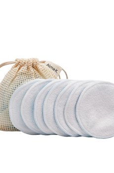 Многоразовые подушечки для очищения лица Alma К. Purify Reusable Facial Cleansing Pads, 7 шт