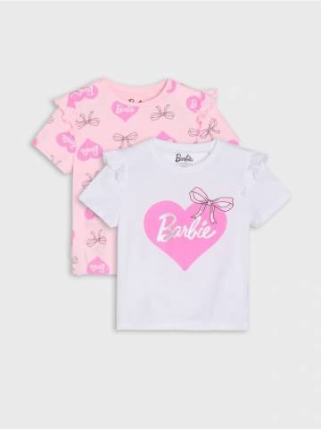 Футболки, 2 шт. Barbie - білий Футболки, 2 шт. Barbie - білий