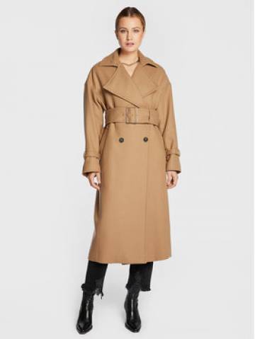 IRO Вовняне пальто Kealia AR037 Коричневий Regular Fit IRO Вовняне пальто Kealia AR037 Коричневий Regular Fit