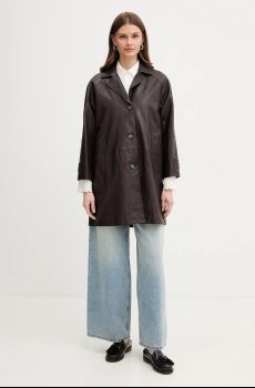 Кожаный плащ Weekend Max Mara CAMINO