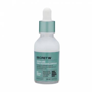 Эссенция для лица Enough Secret With Green Care Pore Tightening Ampoule для сужения пор, 30 мл Эссенция для лица Enough Secret With Green Care Pore Tightening Ampoule для сужения пор, 30 мл