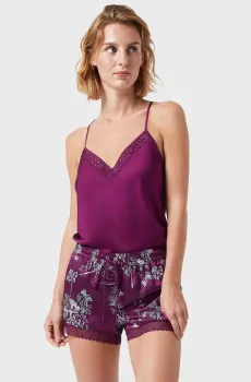 Женские фиолетовые шорты GULI Фиолетовый S Etam 6520327