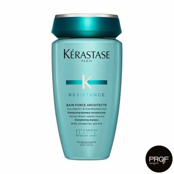 Укрепляющий шампунь-ванна Kerastase Resistance Force Architecte Bain для ломких, поврежденных волос и секущихся кончиков, 250 мл Укрепляющий шампунь-ванна Kerastase Resistance Force Architecte Bain для ломких, поврежденных волос и секущихся кончиков, 250 мл