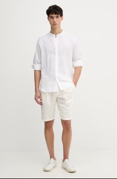 Trussardi рубашка для мужчин из льна