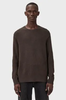 Мужской коричневый джемпер STATTEN CREW Коричневый L AllSaints M039KA