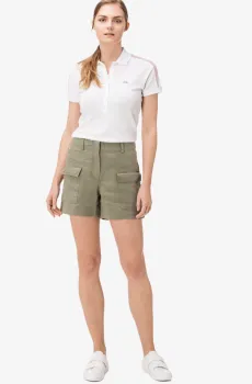 Женские зеленые шорты Зеленый 42 Lacoste GF080101Y