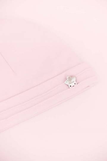 Хлопковая шапочка для младенцев Tartine et Chocolat цвет розовый из тонкого трикотажа хлопковая