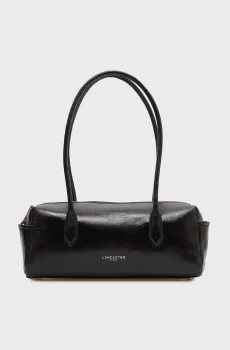 Женская черная кожаная сумка Черный ONESIZE Lancaster 577-36-NOIR