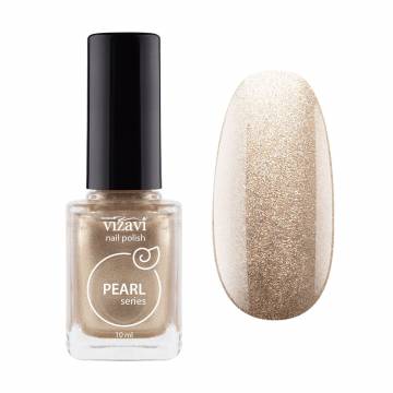 Лак для ногтей Vizavi Professional Pearl Series Nail Polish 12 Золото, 10 мл